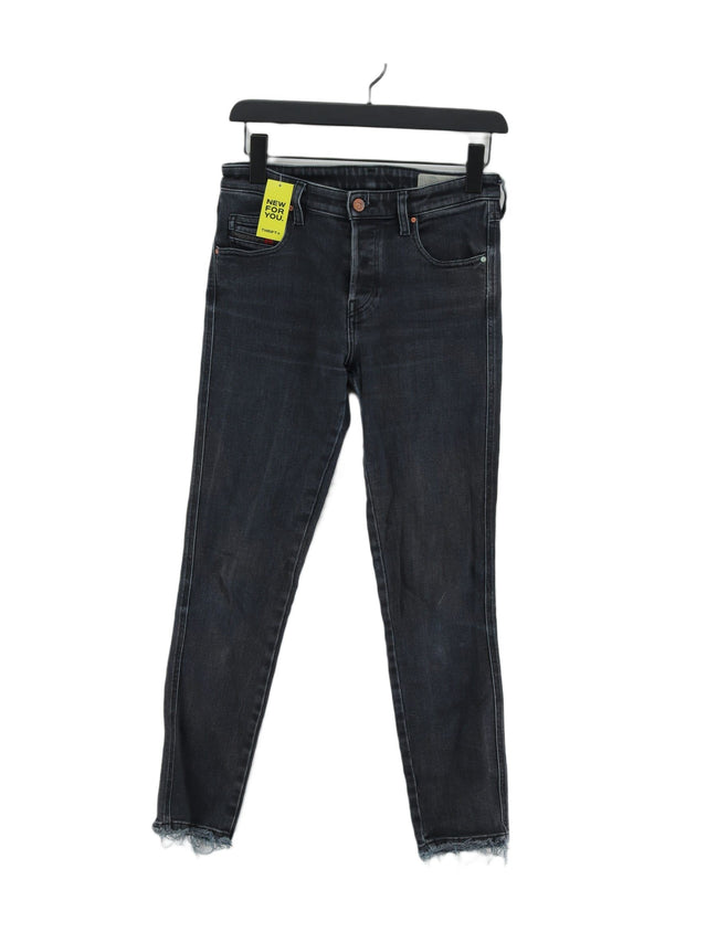 Diesel Women's Jeans W 27 in; L 32 in Black Cotton with Elastane