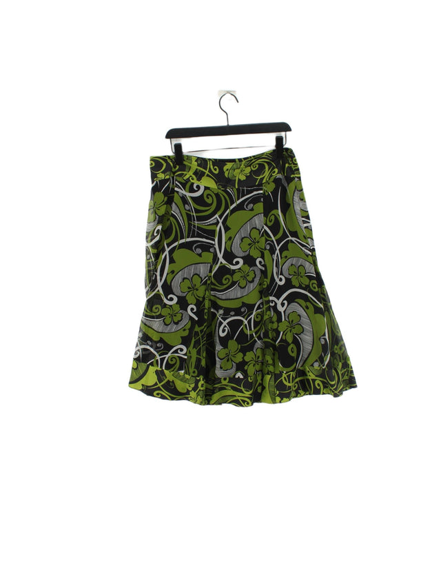 Phase Eight Women's Maxi Skirt UK 16 Black 100% Silk