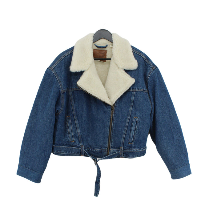 Levi’s Women's Jacket L Blue 100% Cotton