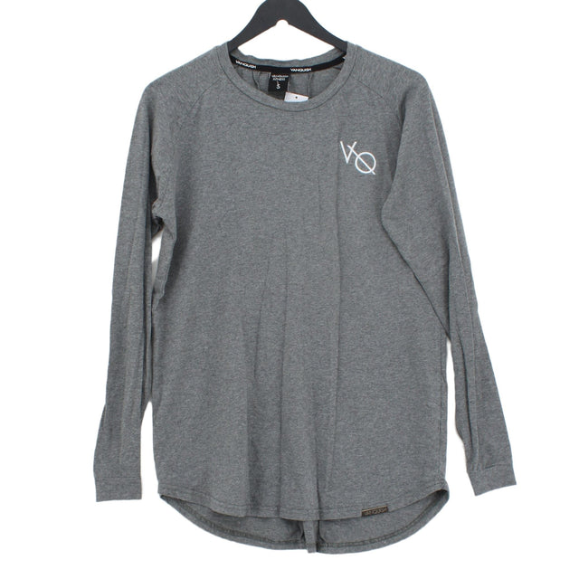 Vanquish Women's Top S Grey Cotton with Elastane