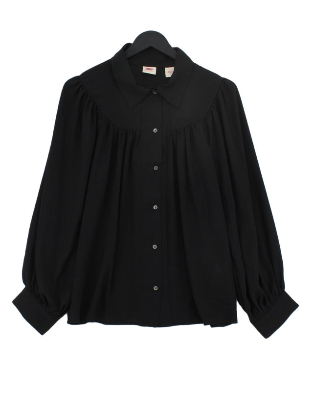Levi’s Women's Shirt L Black 100% Polyester