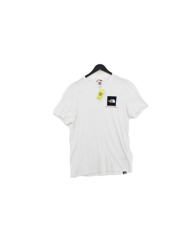 The North Face Men's T-Shirt S White 100% Cotton