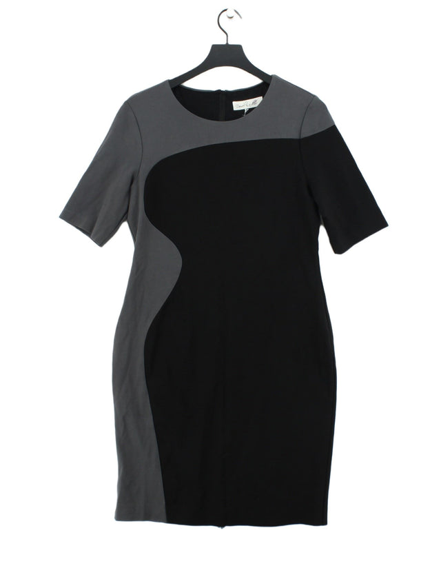 Damsel In A Dress Women's Midi Dress M Black Viscose with Elastane, Polyamide