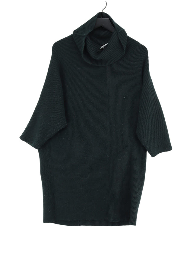 Phase Eight Women's Midi Dress UK 14 Green Viscose with Nylon, Polyester