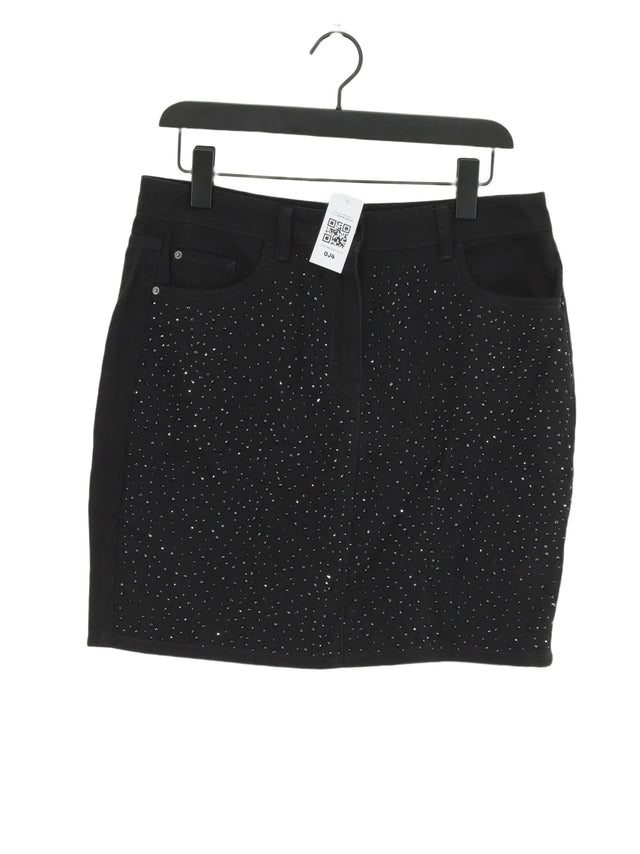 Next Women's Mini Skirt UK 12 Black 100% Other