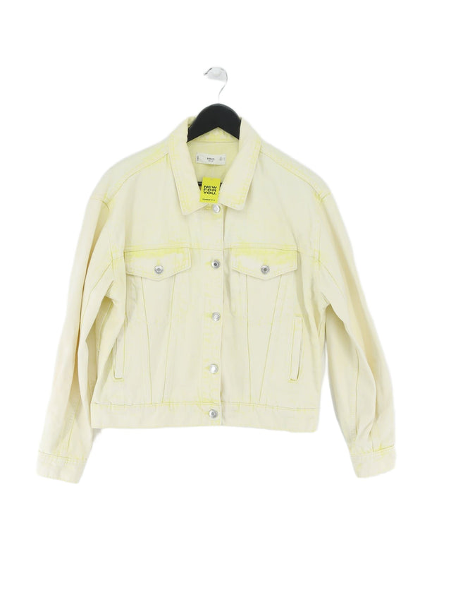 MNG Women's Jacket L Yellow 100% Cotton