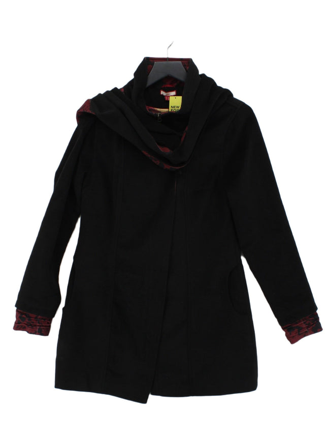 Joe Browns Women's Coat UK 12 Black Polyester with Elastane, Viscose