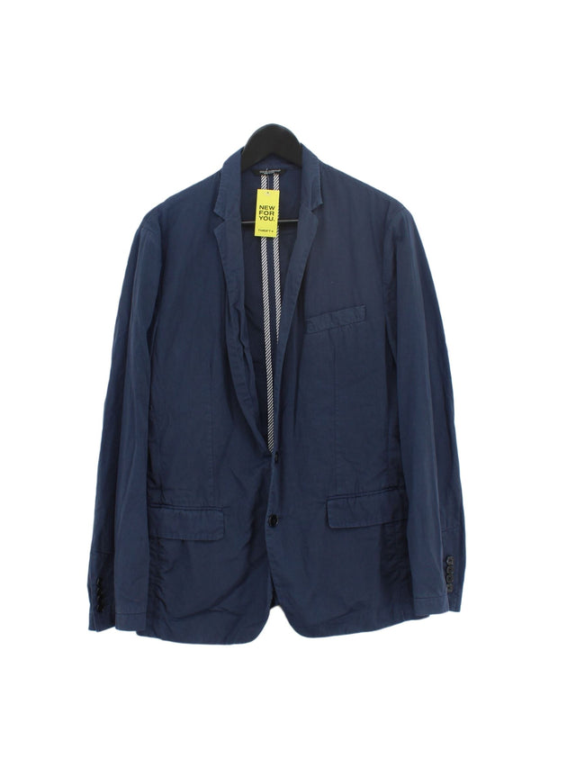 Dolce & Gabbana Men's Blazer L Blue 100% Other