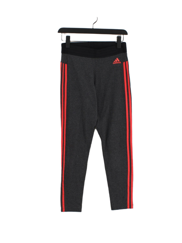 Adidas Women's Sports Bottoms W 28 in Grey 100% Other