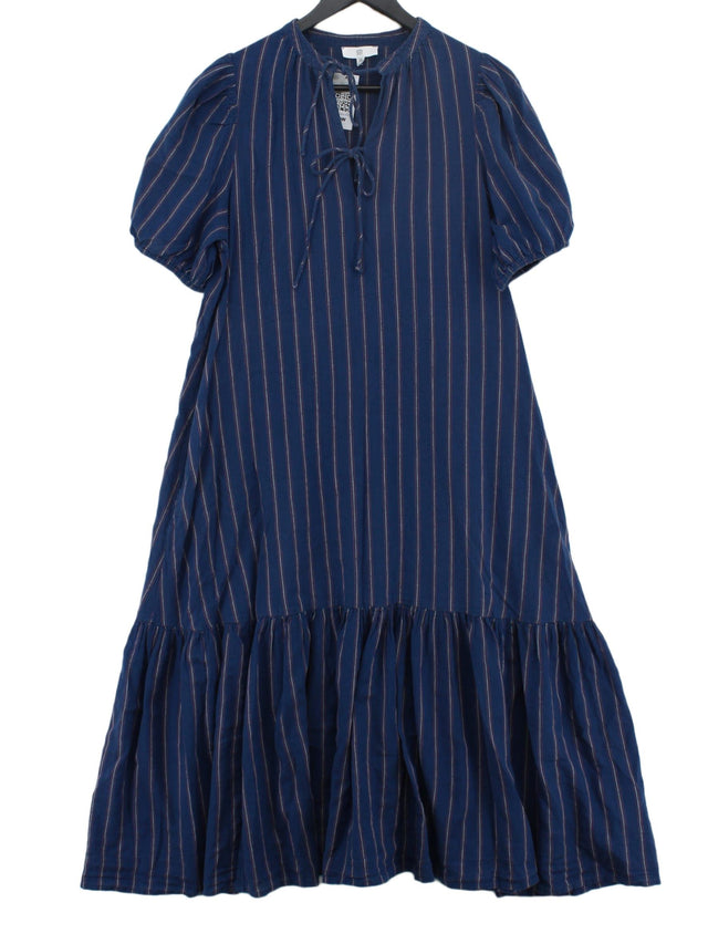 La Redoute Women's Maxi Dress UK 10 Blue 100% Cotton