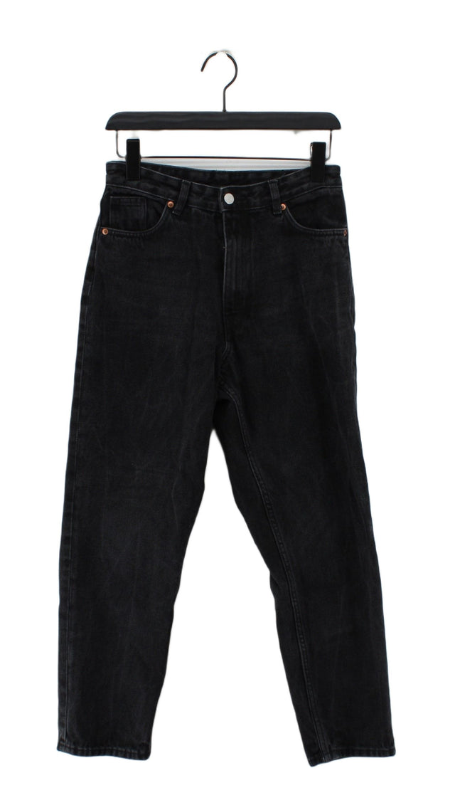 Monki Women's Jeans W 28 in Black 100% Cotton