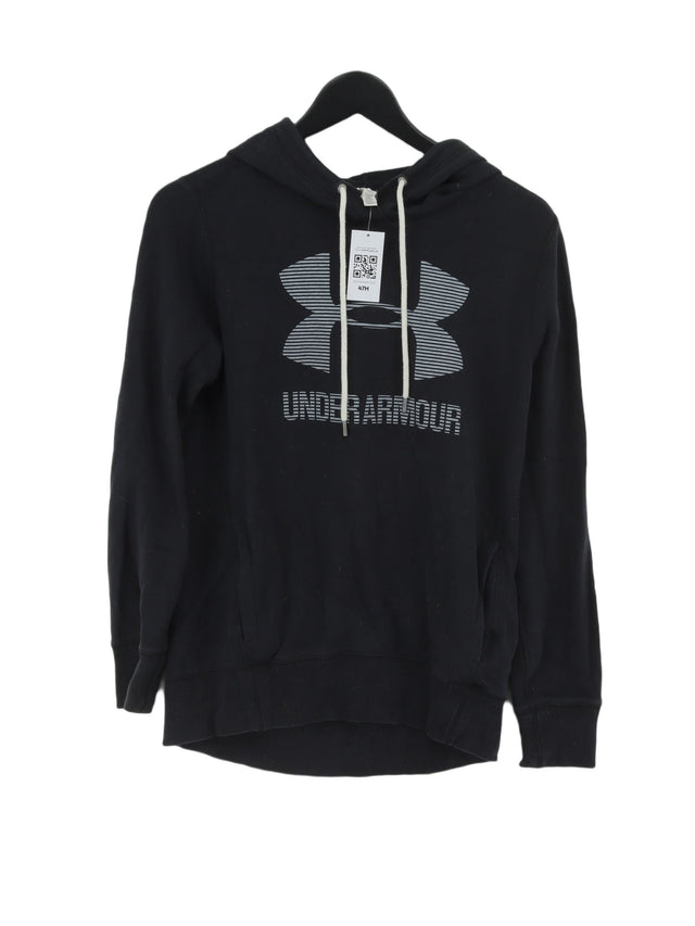 Under Armour Women's Hoodie XS Black Cotton with Polyester