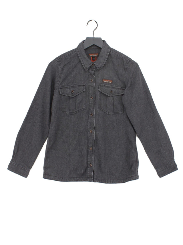 Patagonia Men's Shirt S Grey Other with Polyester