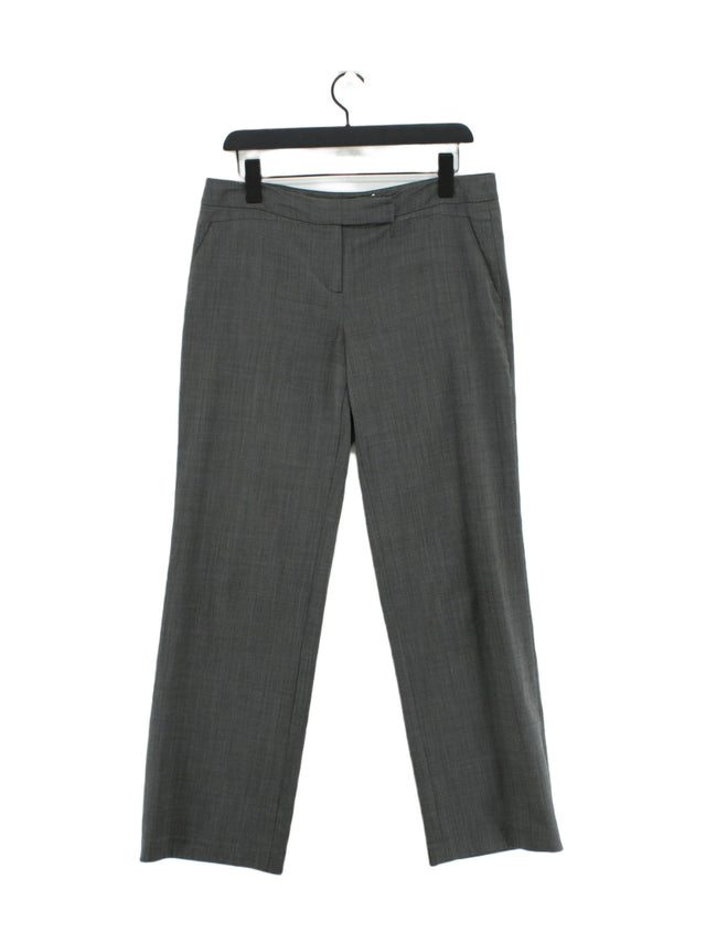 Ted Baker Women's Suit Trousers UK 12 Grey 100% Other