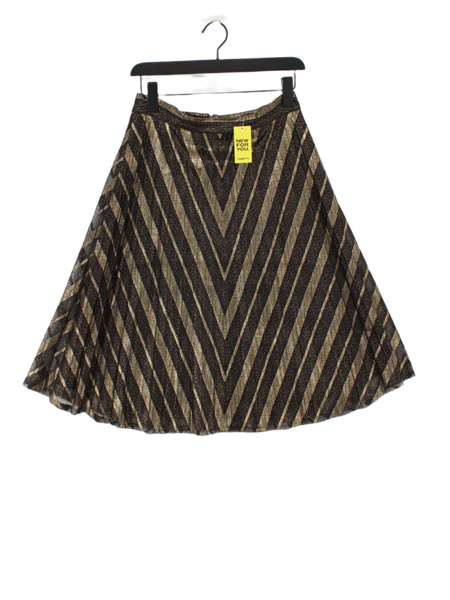 Zara Women's Midi Skirt M Black 100% Other