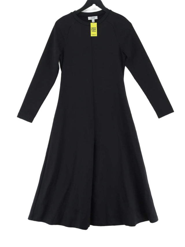 COS Women's Maxi Dress S Black 100% Cotton
