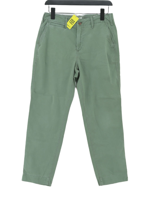 Gap Women's Trousers UK 10 Green 100% Cotton