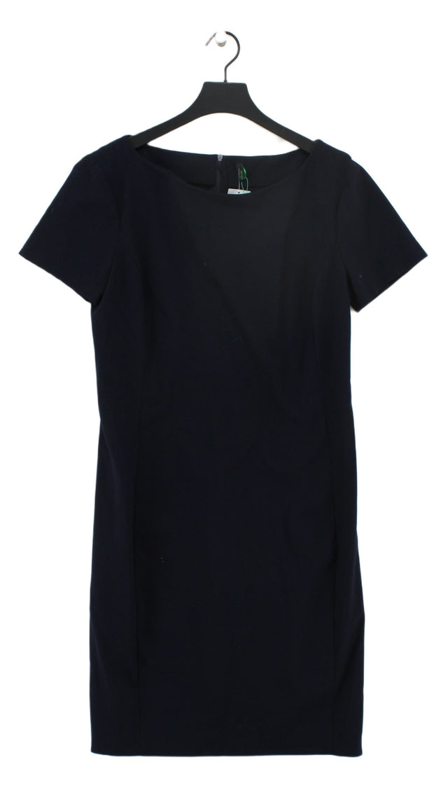 Stile Benetton Women's Midi Dress L Blue Polyester with Elastane, Viscose