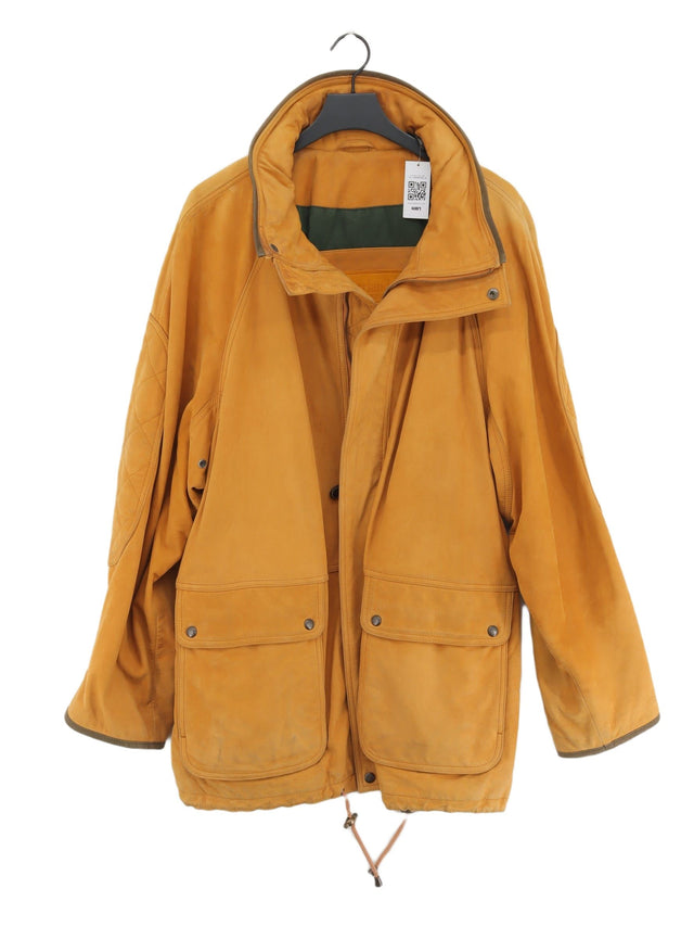 Timberland Men's Coat XXL Yellow 100% Cotton