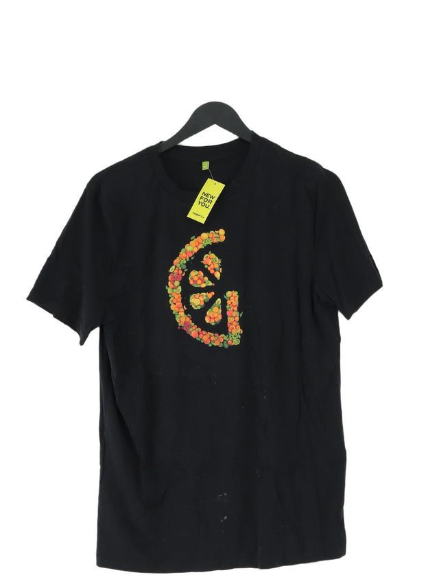 Rapanui Men's T-Shirt M Black 100% Cotton