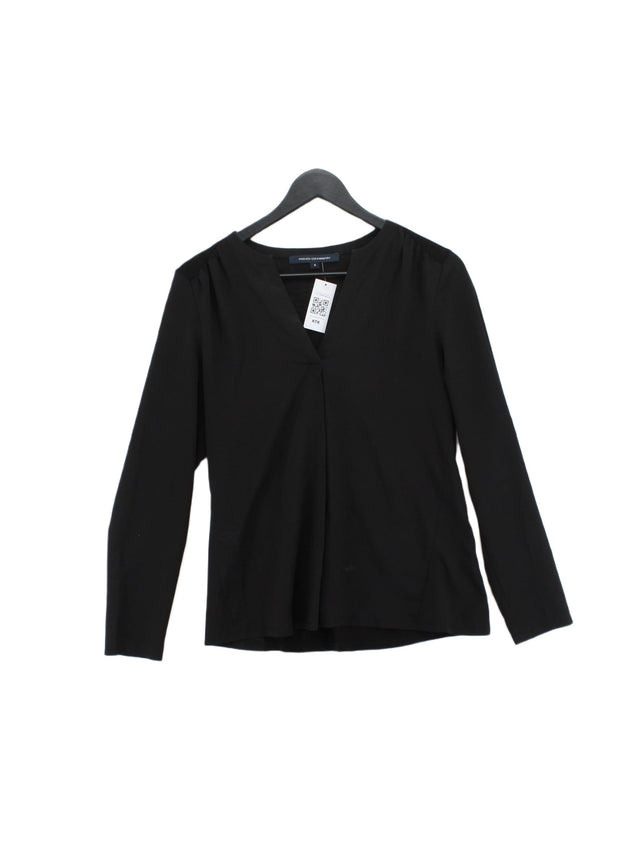 French Connection Women's Top S Black 100% Polyester