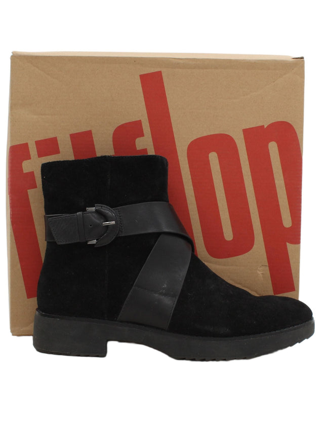 FitFlop Women's Boots UK 4.5 Black 100% Other