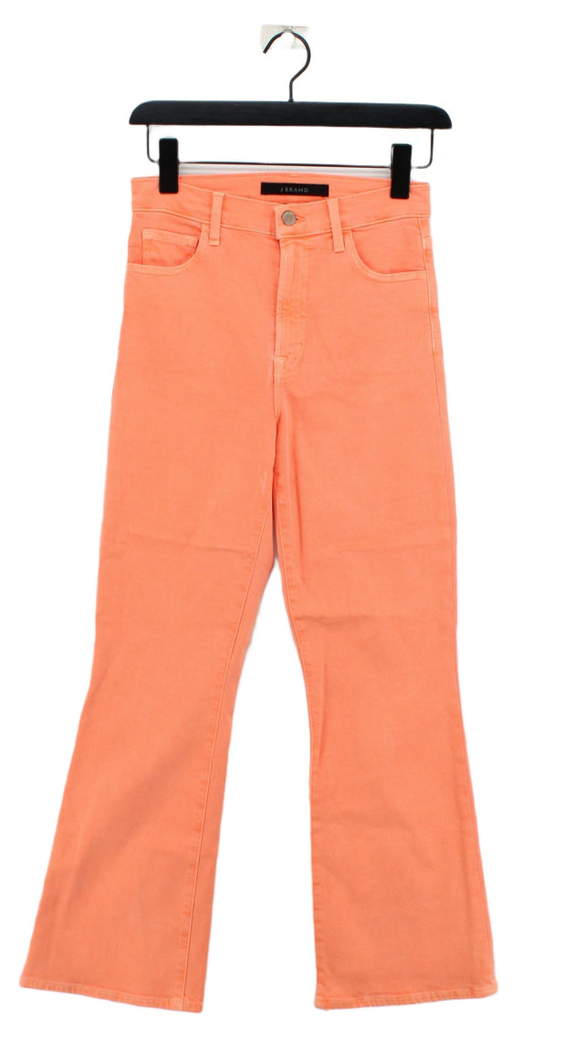 J Brand Women's Jeans W 26 in Orange Cotton with Elastane, Polyester