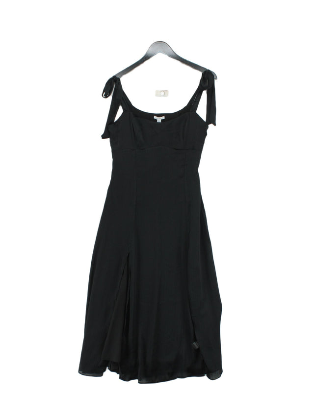 Jack Wills Women's Maxi Dress UK 14 Black 100% Polyester