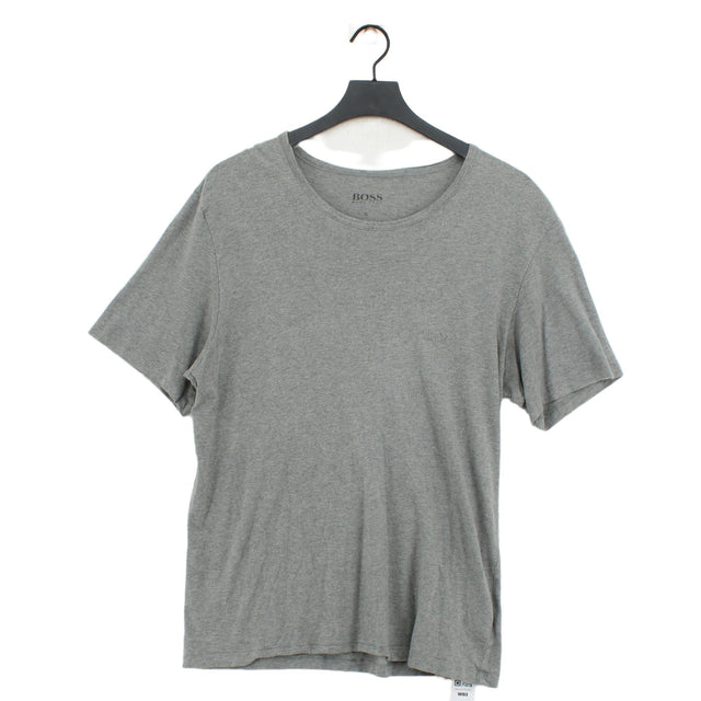 Hugo Boss Men's T-Shirt XL Grey 100% Cotton