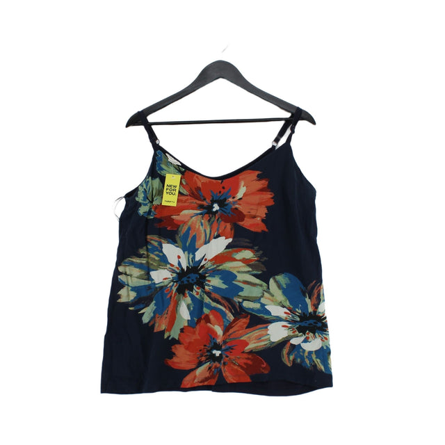 Monsoon Women's T-Shirt UK 18 Multi Silk with Elastane, Lyocell Modal