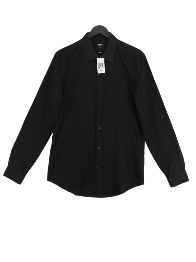 Burton Men's Shirt M Black Polyester with Cotton