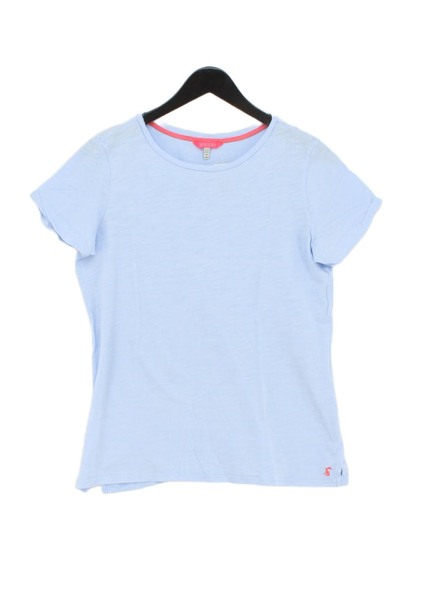 Joules Women's T-Shirt UK 14 Blue 100% Other