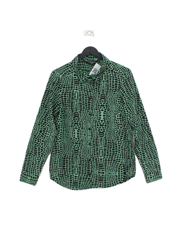 Brave Soul Women's Shirt XS Green 100% Polyester