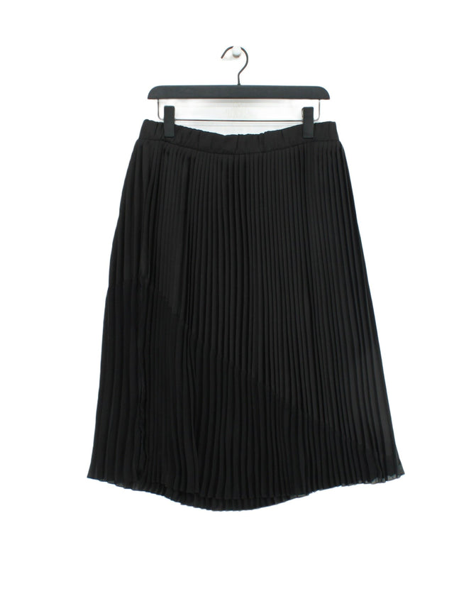Gestuz Women's Midi Skirt UK 14 Black 100% Polyester