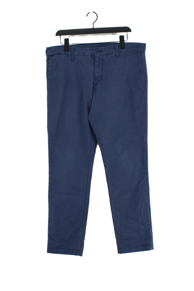 Carhartt Men's Trousers W 36 in; L 32 in Blue Polyester with Cotton