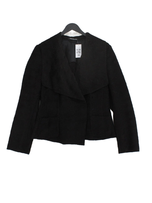 Betty Barclay Women's Cardigan UK 16 Black Wool with Acrylic, Polyester
