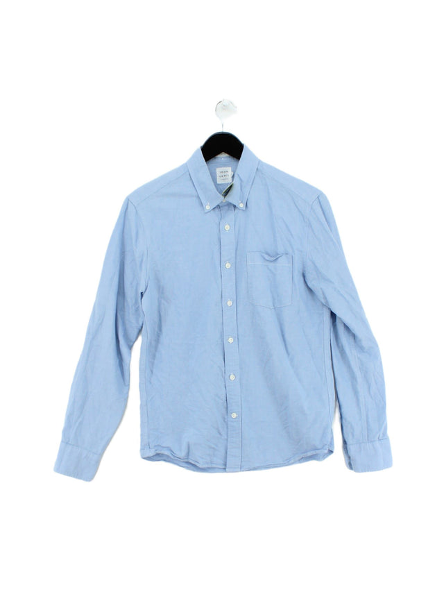 John Lewis Men's Shirt S Blue 100% Cotton
