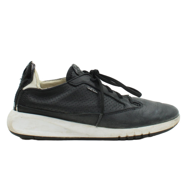 Geox Women's Trainers UK 4 Black 100% Other