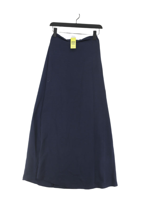 Zara Women's Maxi Skirt S Blue 100% Polyester