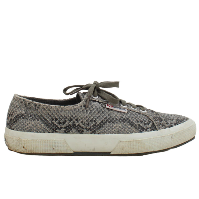 Superga Women's Trainers UK 7.5 Grey 100% Other