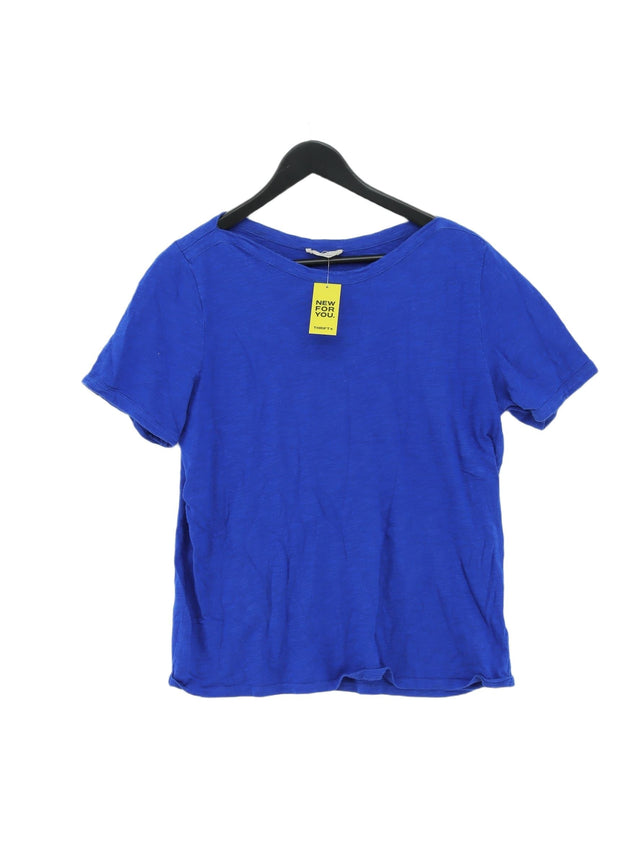 Phase Eight Women's T-Shirt UK 16 Blue 100% Cotton
