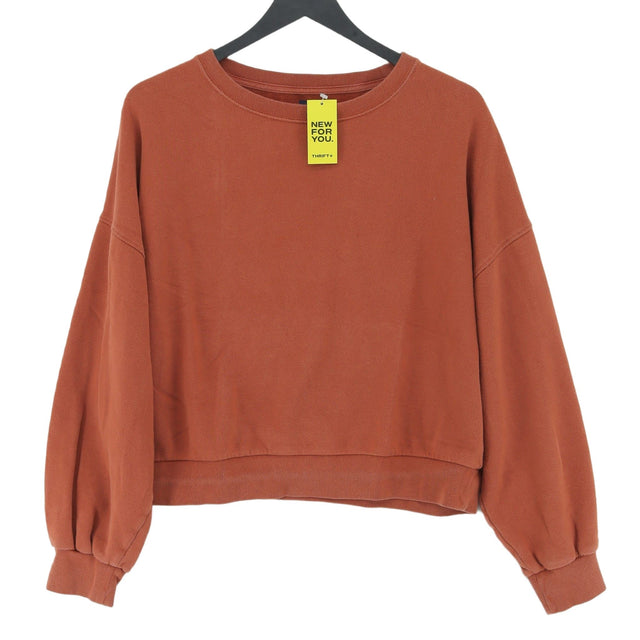 Gap Women's Jumper S Brown Cotton with Polyester