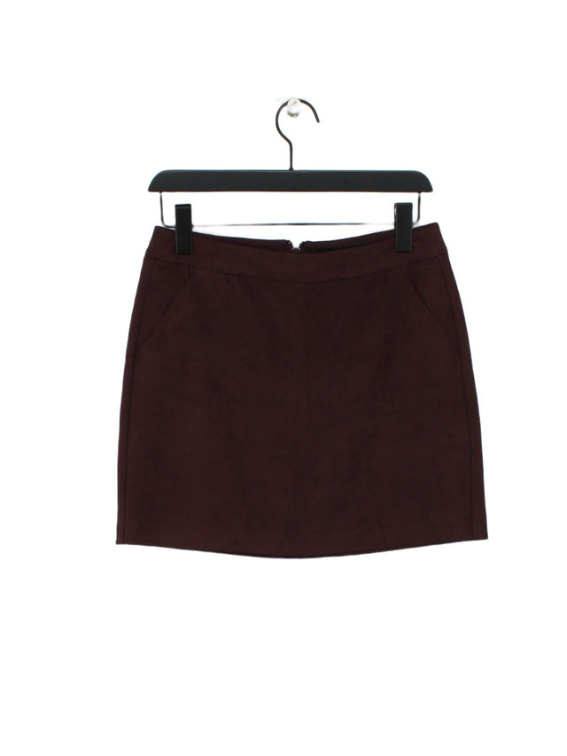 Vero Moda Women's Midi Skirt S Brown 100% Polyester