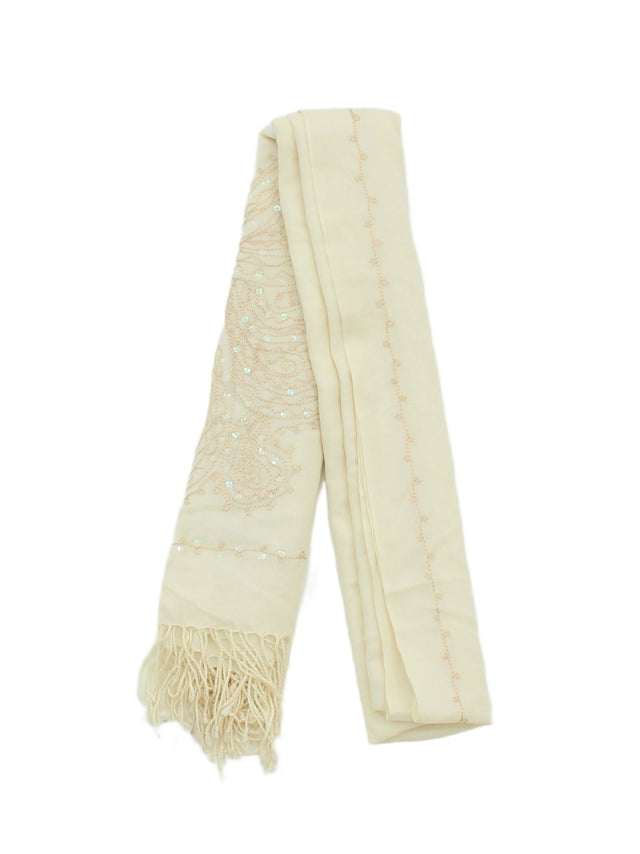 Debut Women's Scarf Cream Viscose with Acrylic