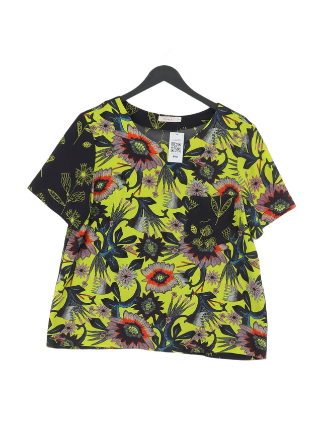 Finery Women's T-Shirt UK 14 Multi Polyester with Elastane