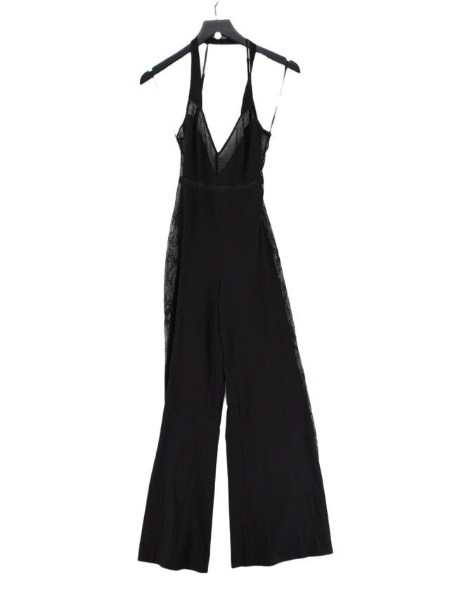 Ann Summers Women's Jumpsuit UK 6 Black Polyester with Elastane, Polyamide