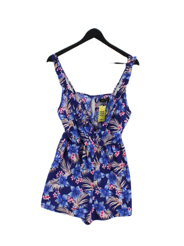New Look Women's Playsuit S Blue 100% Polyester