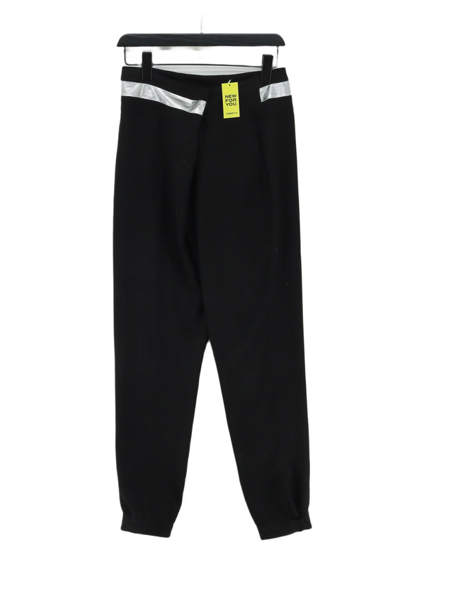 Joseph Women's Suit Trousers W 38 in Black Polyester with Cotton, Elastane