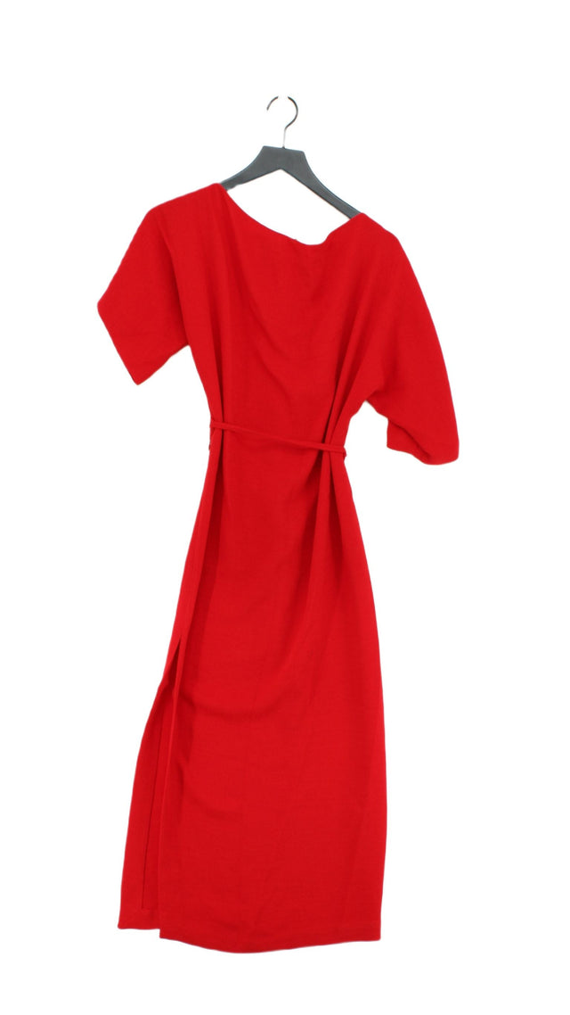 Zara Women's Maxi Dress XS Red 100% Polyester