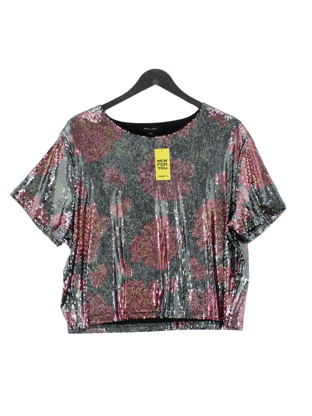 New Look Women's Top UK 18 Multi Polyester with Elastane